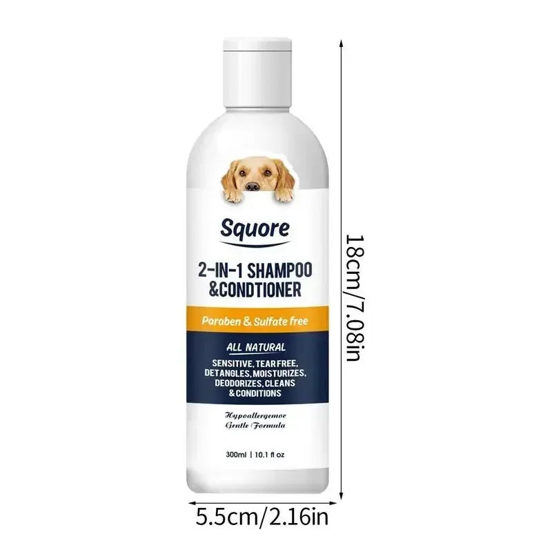 Puppy Shampoo & Conditioner 2-in-1 (Natural, Mild)